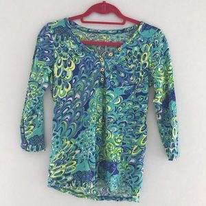 Lilly Pulitzer Pima Cotton Shirt Size Small